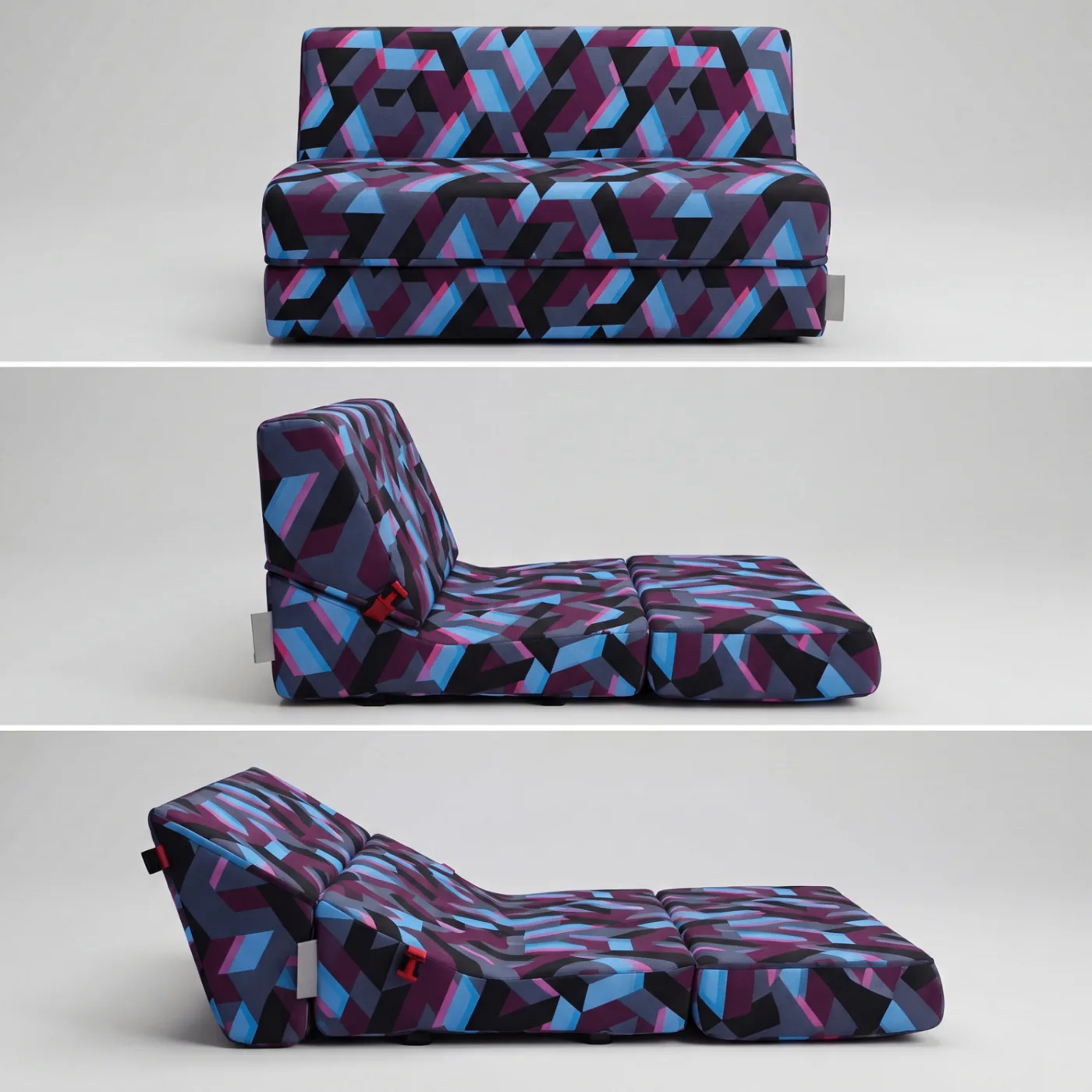 Moonstuff Lounger Neon Geometry.