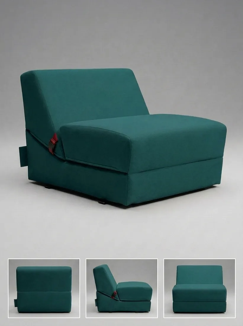 Hangover-Sessel in Deep Teal.