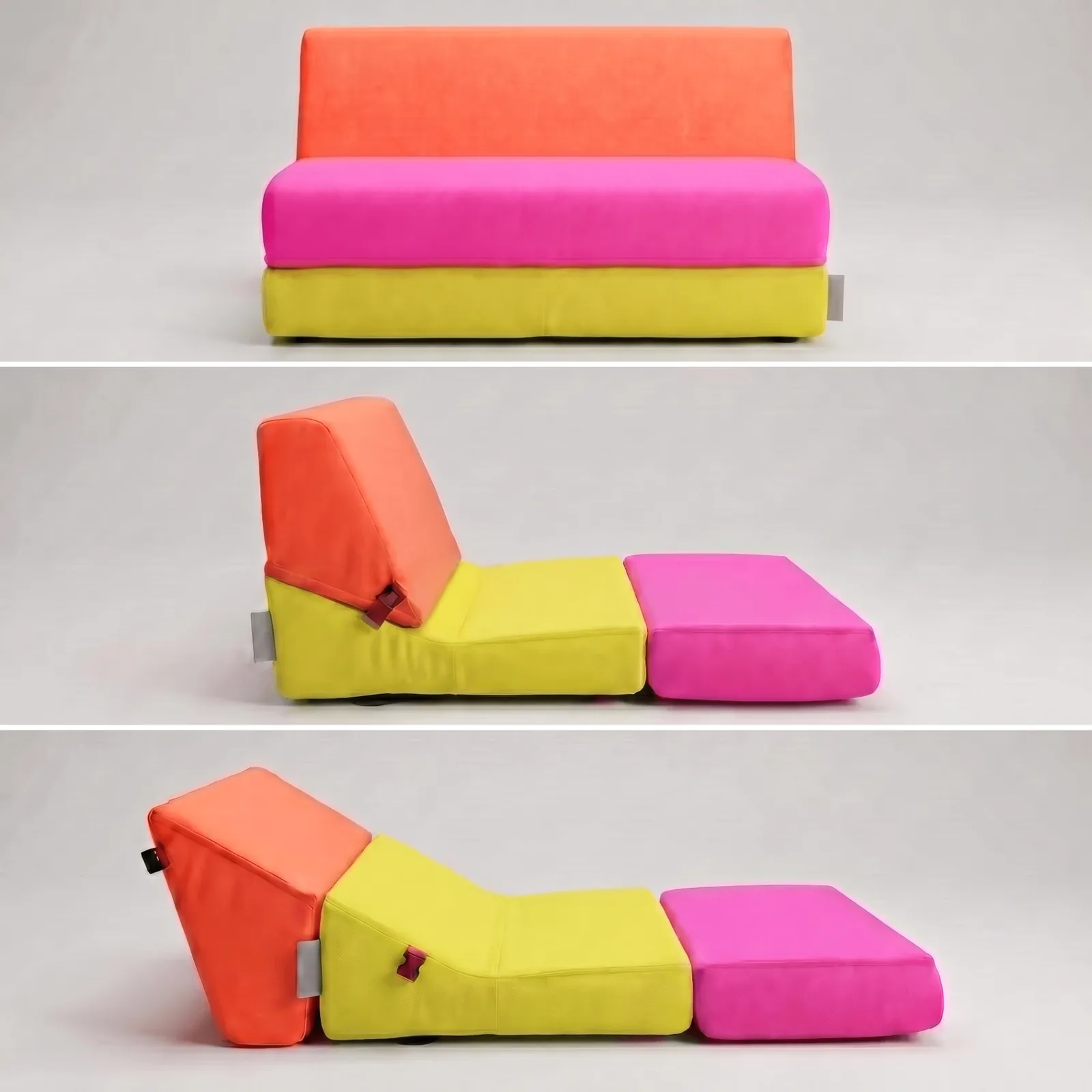 Moonstuff Lounger Neon Colorblock Solids.