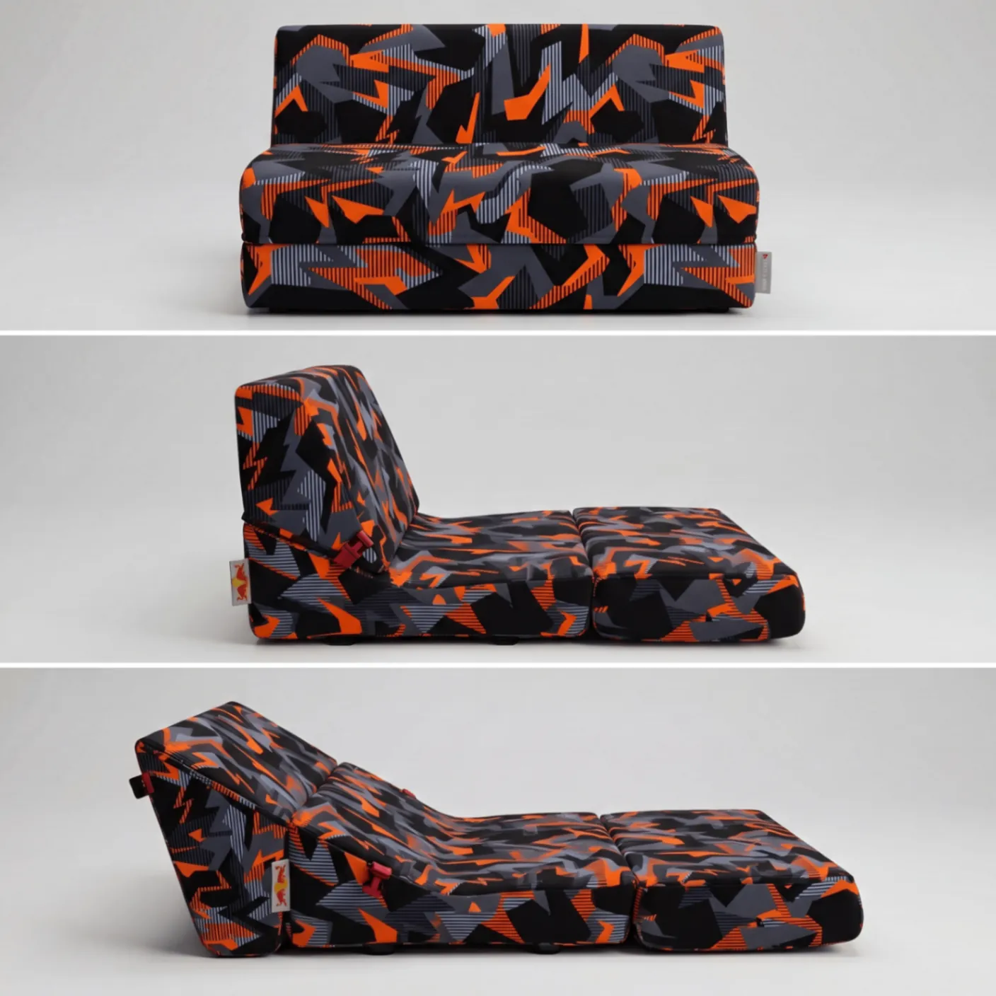 Moonstuff Lounger Graphite Orange.