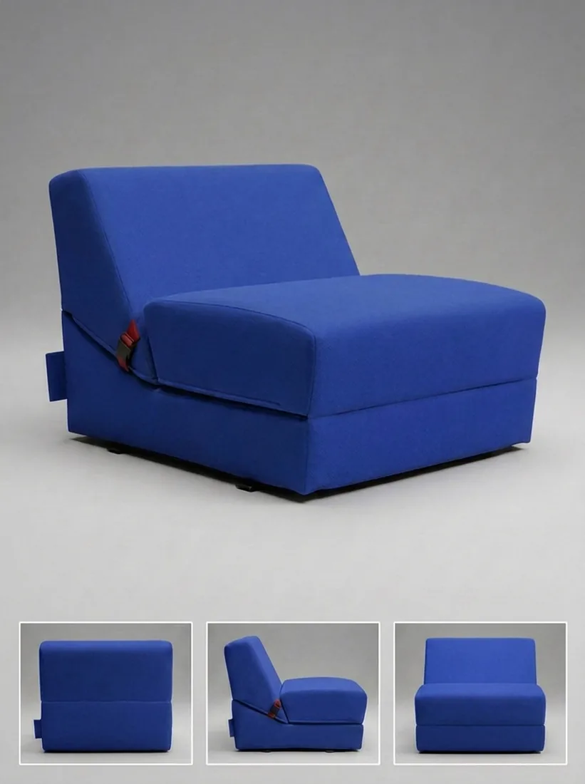 Hangover-Sessel in Luminous Cobalt.